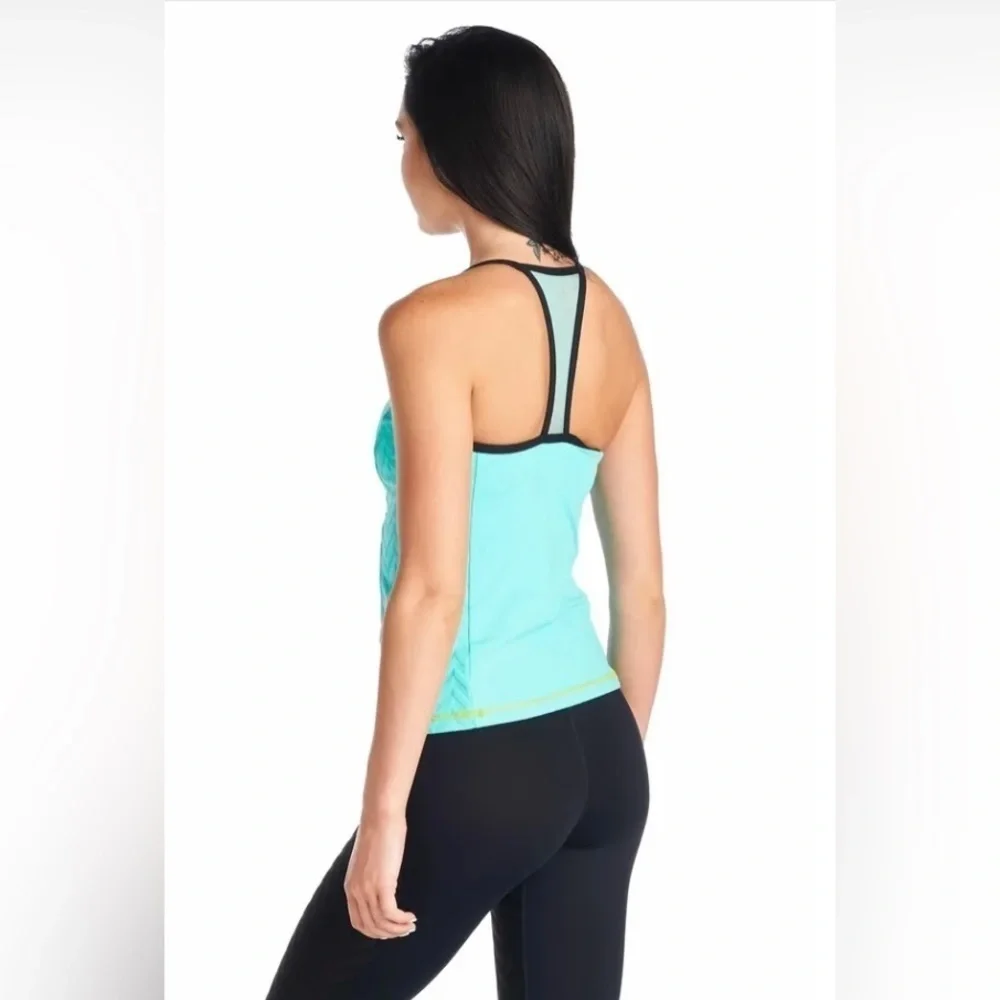 Trina Turk Recreation jacquard and mesh tank top - Picture 2 of 9